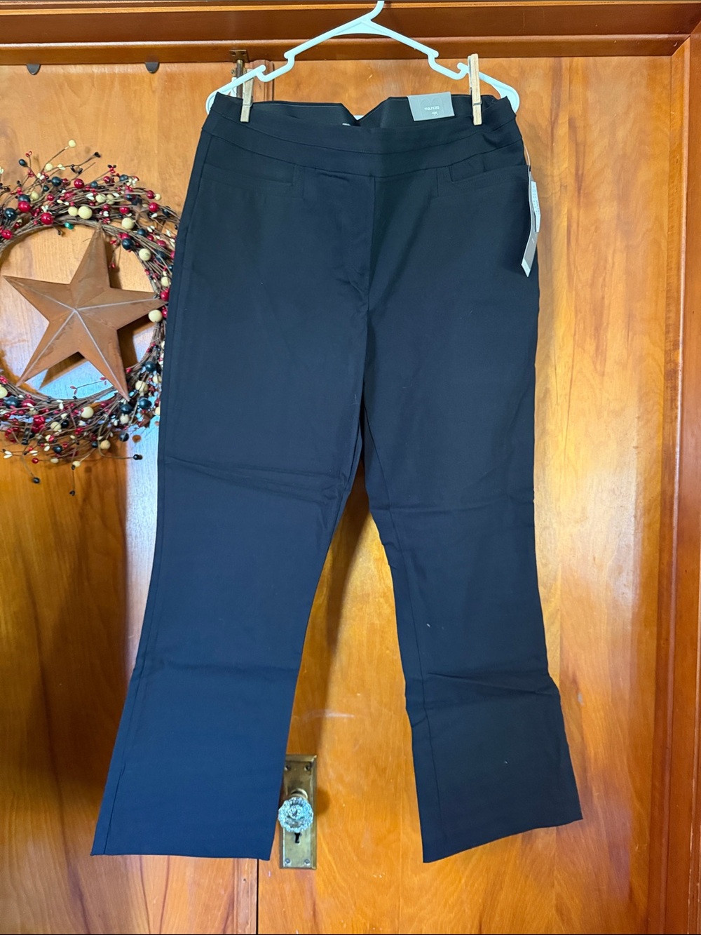 Maurices Black Boot Cut Ponte Pants